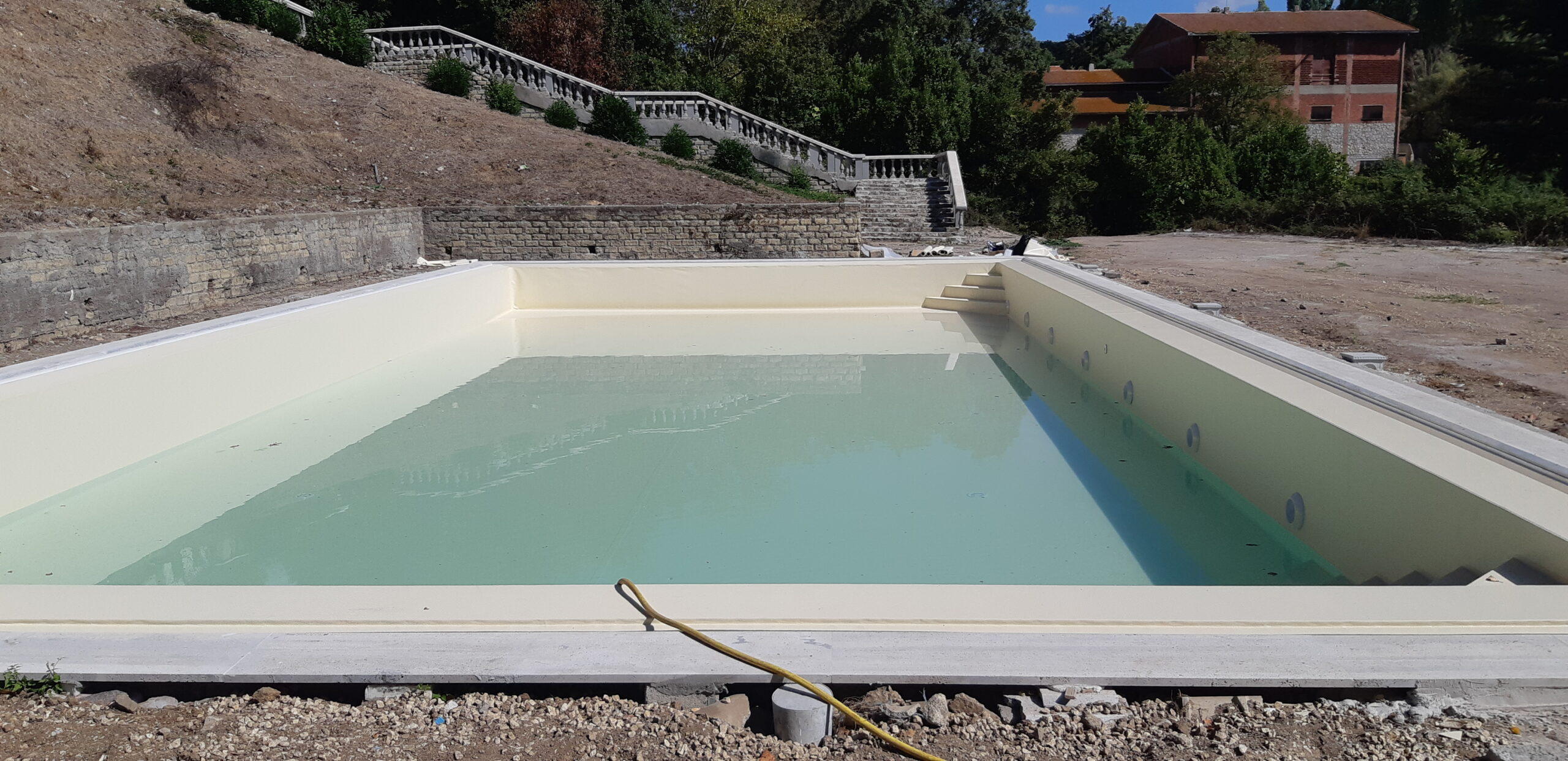 Ristrutturazione piscina a Scandriglia